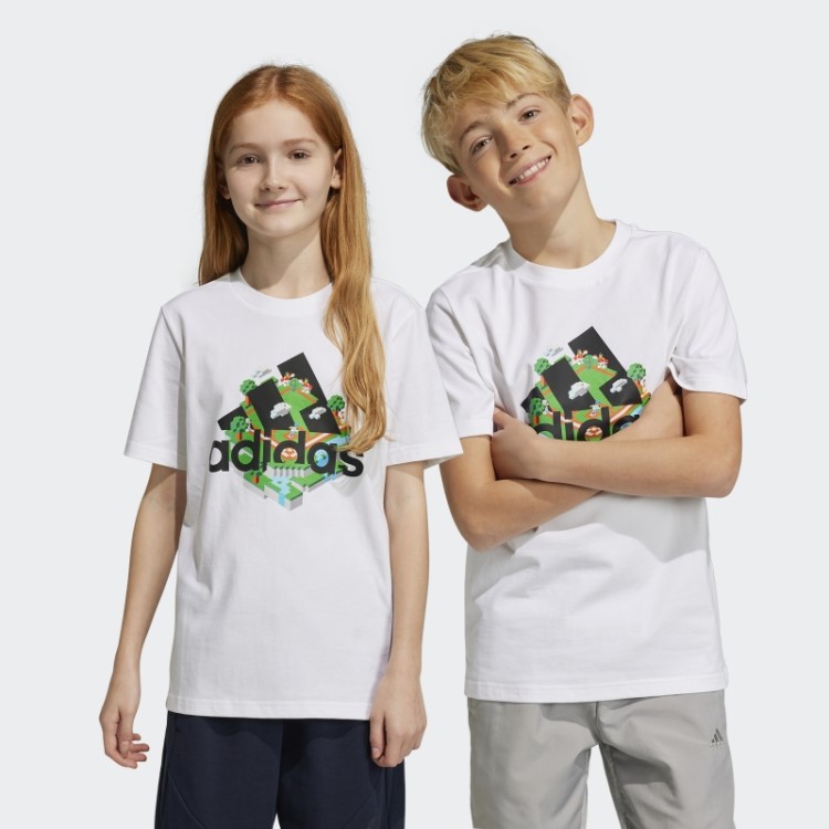Adidas X Lego T-shirt Gráfico Moda Branca