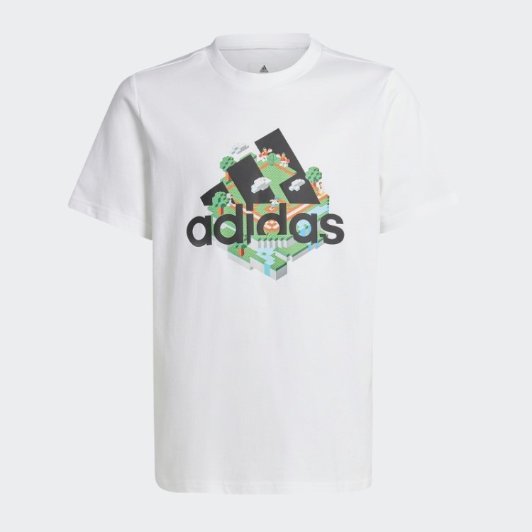 Camiseta Branca Fashion Adidas X Lego
