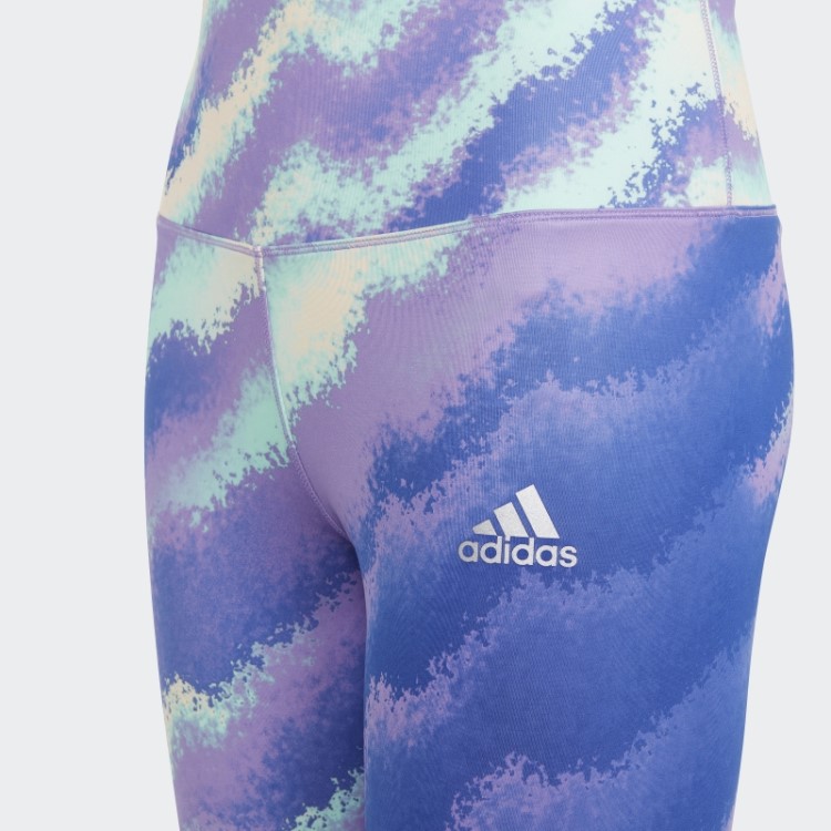 Meia-calça Estampada Adidas Orange Dance Aeroready