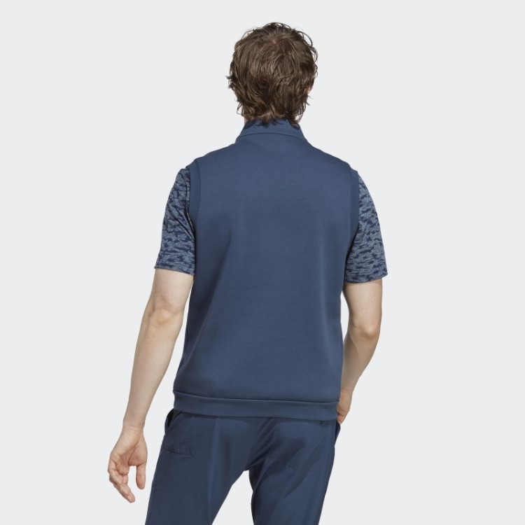 Colete Adidas Azul Marinho Autêntico Com Zíper 1/4