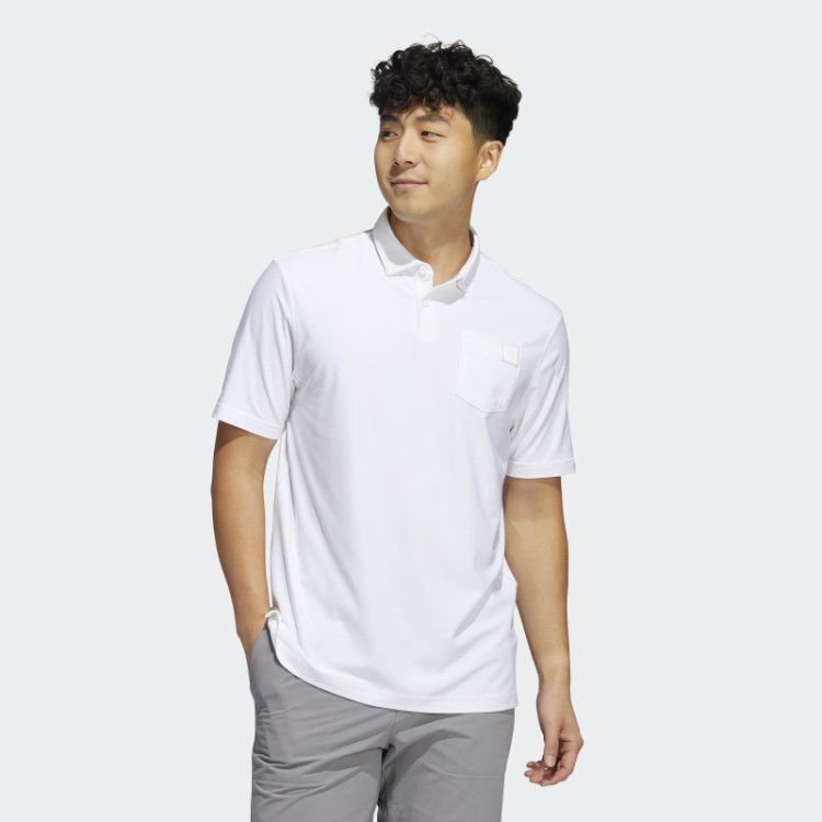 Camisa Polo Branca Adidas