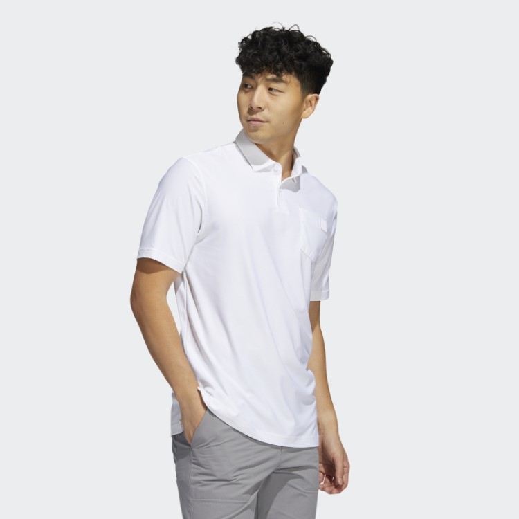 Camisa Polo Branca Adidas