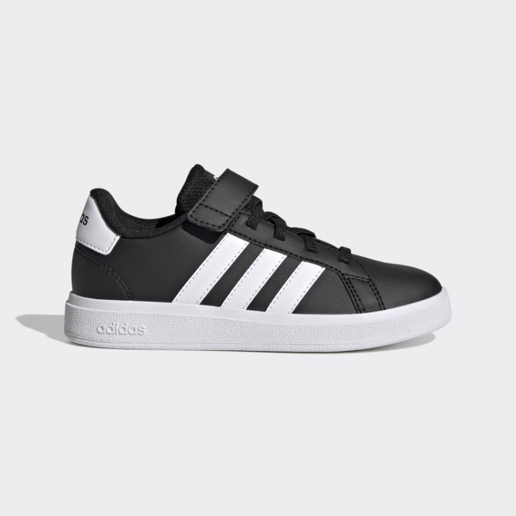 Adidas Grand Court Elástico Renda E Top Strap Shoes Branco
