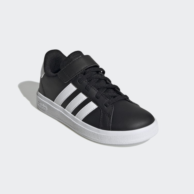 Adidas Grand Court Elástico Renda E Top Strap Shoes Branco