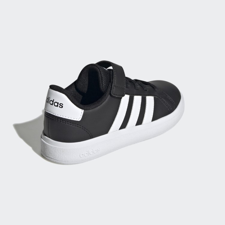 Adidas Grand Court Elástico Renda E Top Strap Shoes Branco