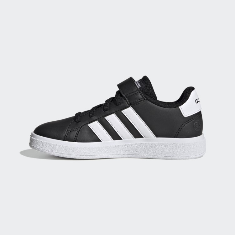 Adidas Grand Court Elástico Renda E Top Strap Shoes Branco