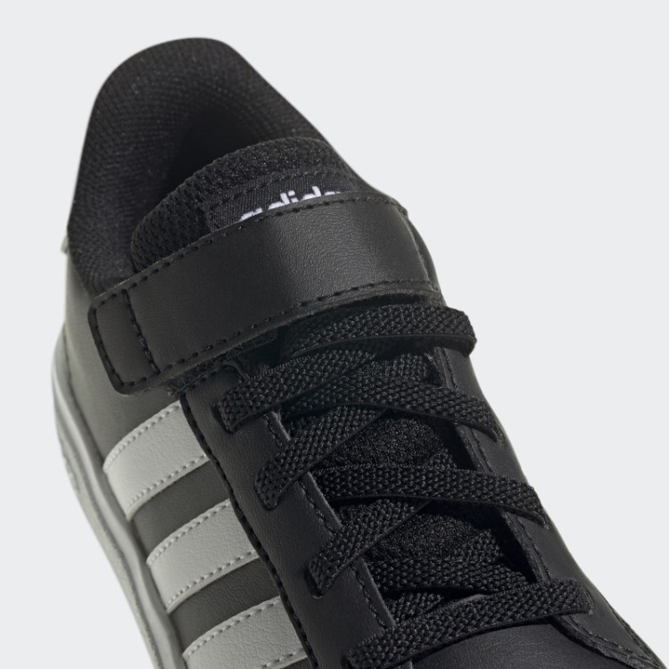 Adidas Grand Court Elástico Renda E Top Strap Shoes Branco