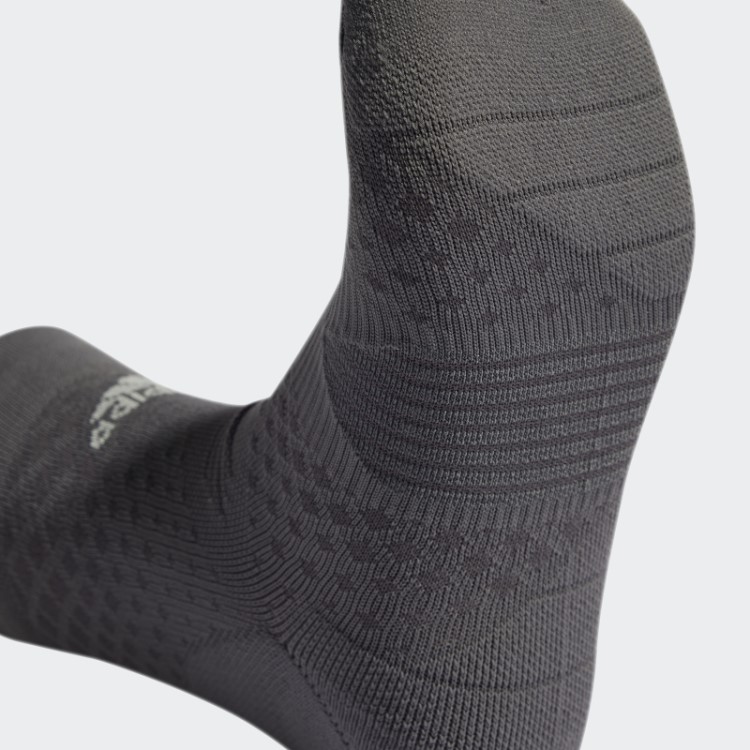 Meia Adidas 4d Trimestre Cinza Quente