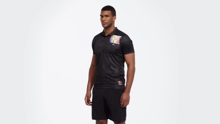 Adidas Tênis Freelift Pride Pack Camisa Polo Preta