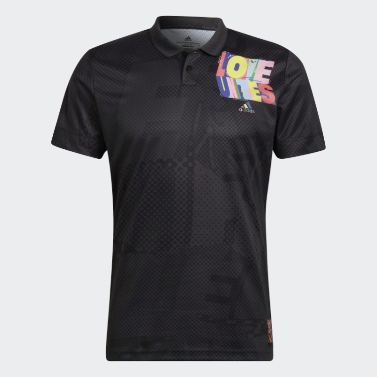 Adidas Tênis Freelift Pride Pack Camisa Polo Preta