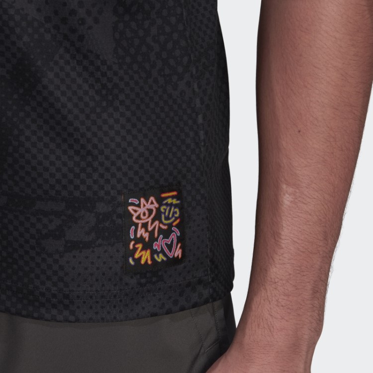 Adidas Tênis Freelift Pride Pack Camisa Polo Preta