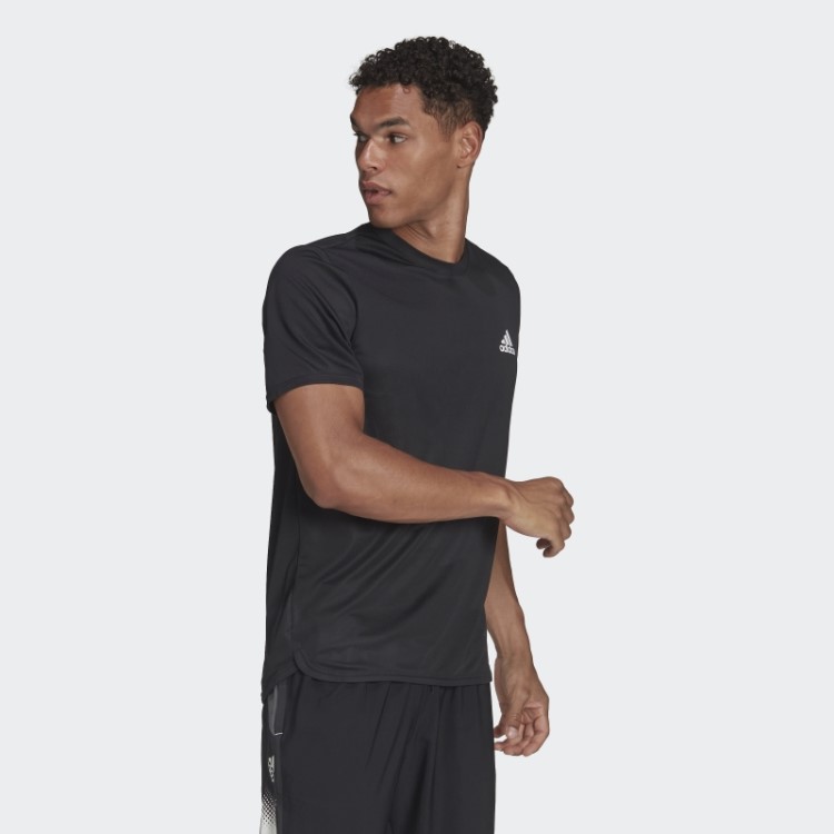 Camiseta Adidas Aeroready Projetada Para Movimento Preta