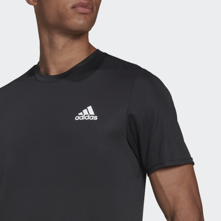 Camiseta Adidas Aeroready Projetada Para Movimento Preta