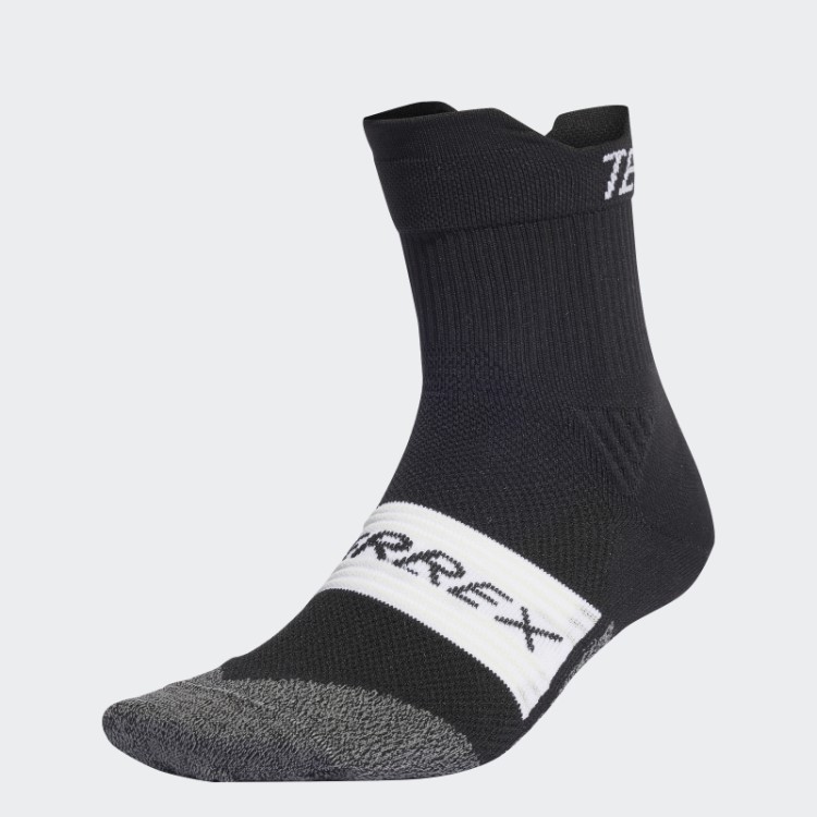 Meias Terrex Heat.rdy Trail Running Agravic Crew Adidas Pretas