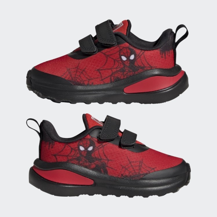 Vermelho Adidas X Marvel Spider-man Fortarun Sapatos Moda