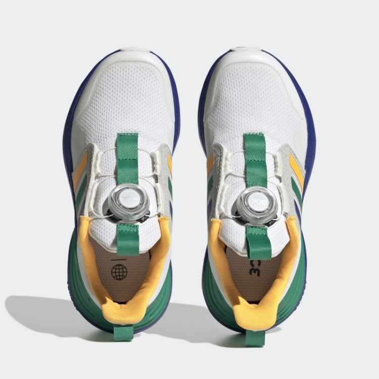 Tênis Branco Adidas Rapidasport Bounce Boá Com Fechamento