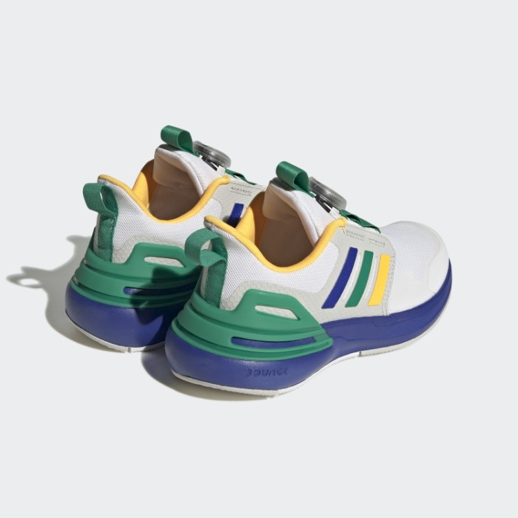 Tênis Branco Adidas Rapidasport Bounce Boá Com Fechamento