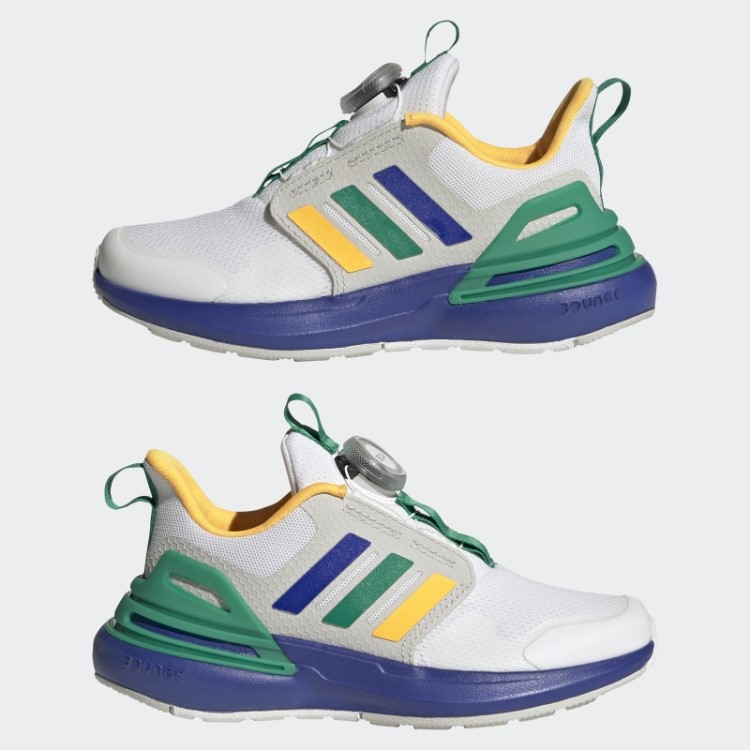 Tênis Branco Adidas Rapidasport Bounce Boá Com Fechamento
