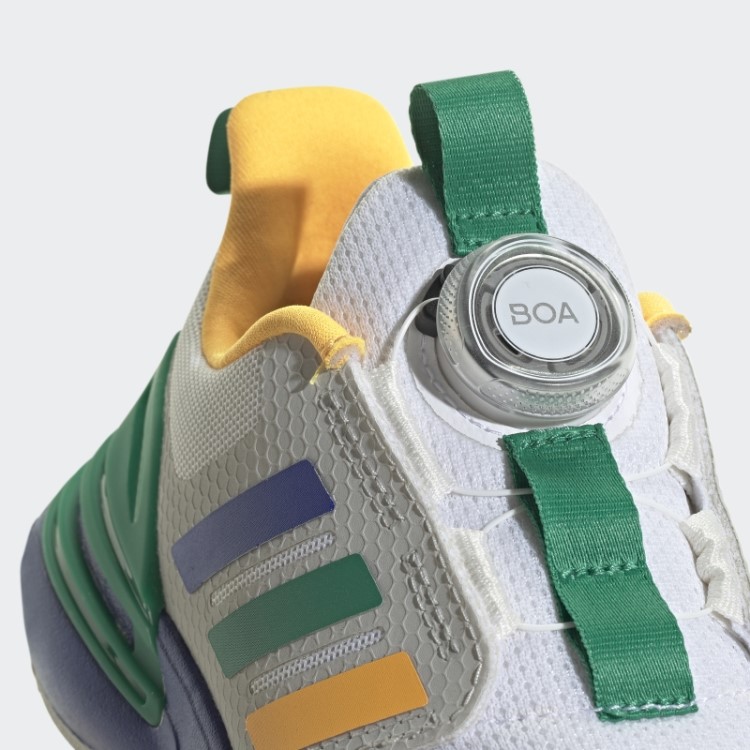 Tênis Branco Adidas Rapidasport Bounce Boá Com Fechamento