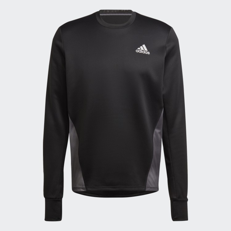 Adidas Own The Run Color Block Moletom Cinza