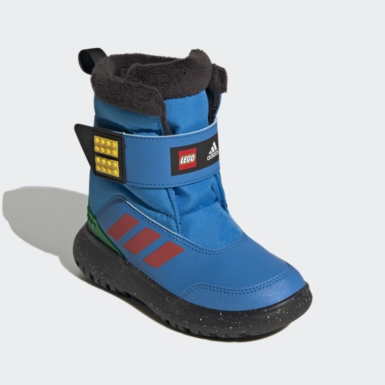 Botas Adidas X Lego Winterplay Azul Choque Quente
