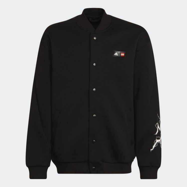 Jaqueta Bomber Preta Adidas X Lego Vidiyo