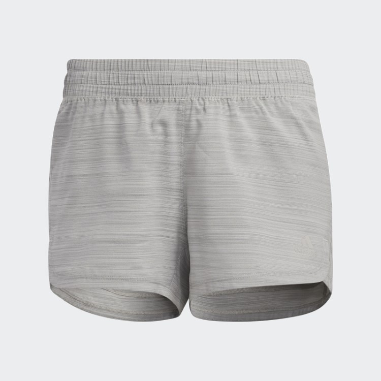 Bermuda De Couro Mesclado Fashion Mgh Cinza Liso Com As 3 Listras Adidas