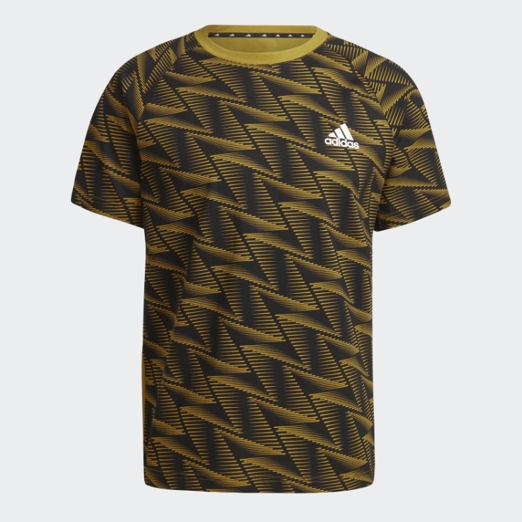 Adidas Designed For Gameday Travel Tee Olive