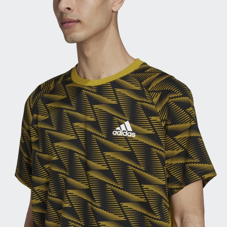 Adidas Designed For Gameday Travel Tee Olive