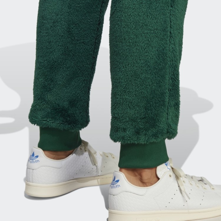 Adidas Essentials+ Calça De Moletom Fofinha Verde Escuro