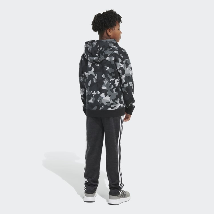Moletom Adidas Camuflado Preto Com Capuz Allover (tamanho Estendido)