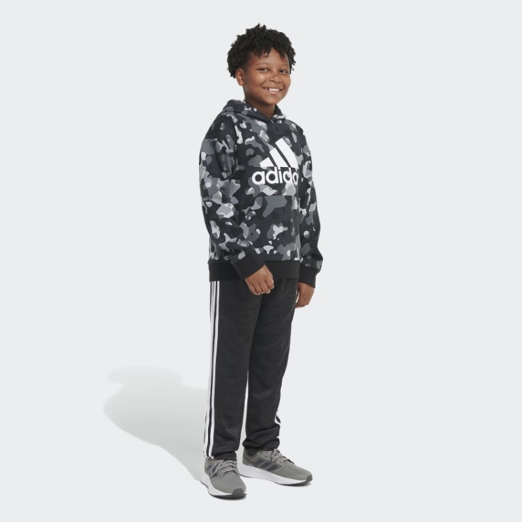 Moletom Adidas Camuflado Preto Com Capuz Allover (tamanho Estendido)