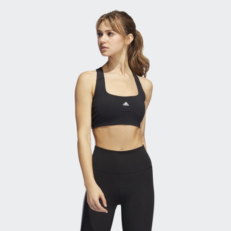 Sutiã De Treinamento De Suporte Médio Powerimpact Preto Adidas
