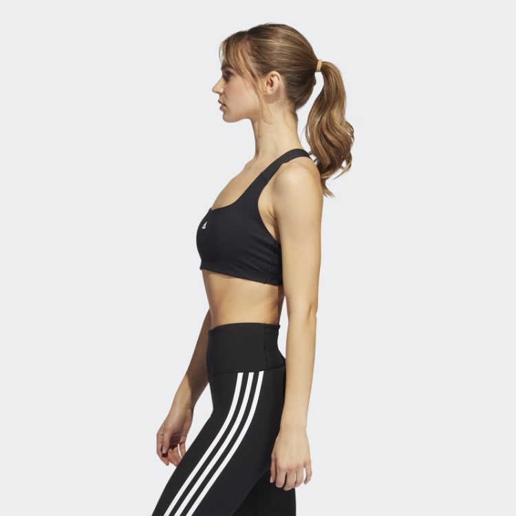 Sutiã De Treinamento De Suporte Médio Powerimpact Preto Adidas