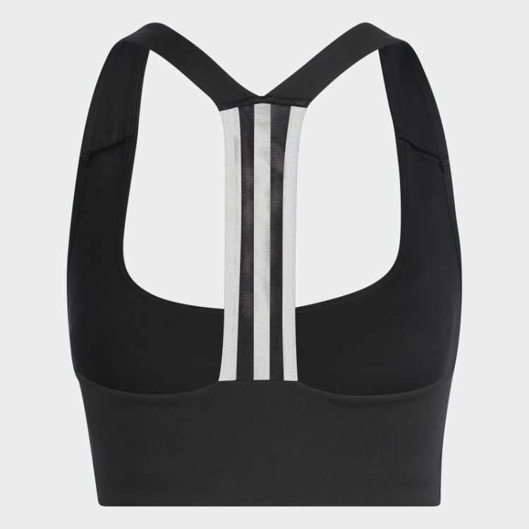 Sutiã De Treinamento De Suporte Médio Powerimpact Preto Adidas