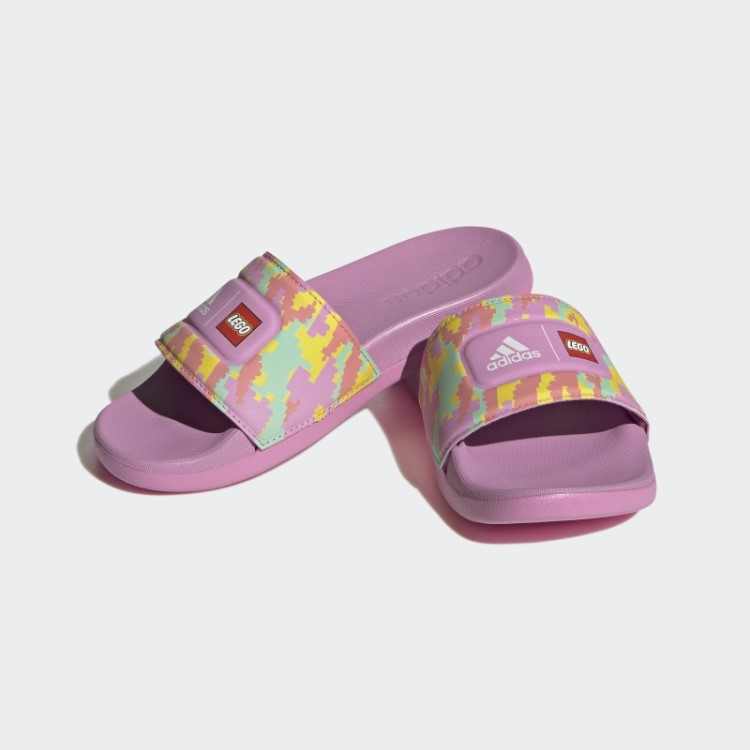 Adidas Adilette X Lego Slides Moda Orquídea