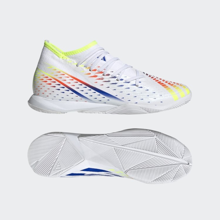 Azul Adidas Predador Edge.3 Moda Sapatos Indoor