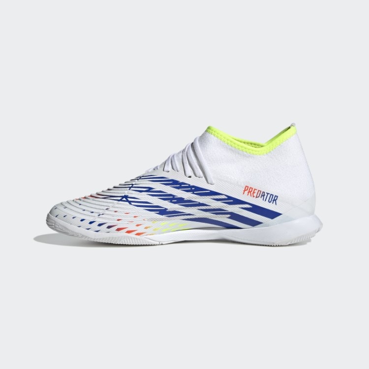 Azul Adidas Predador Edge.3 Moda Sapatos Indoor