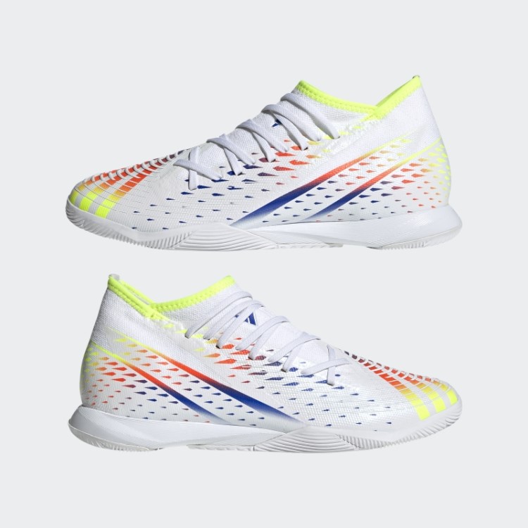 Azul Adidas Predador Edge.3 Moda Sapatos Indoor
