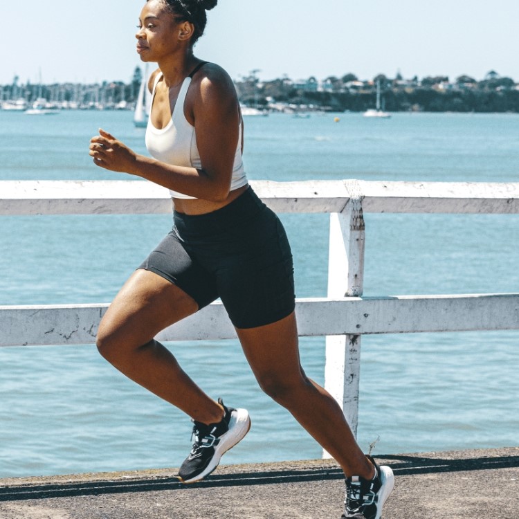 Meia Calça Preta Parley Run For The Oceans Adidas