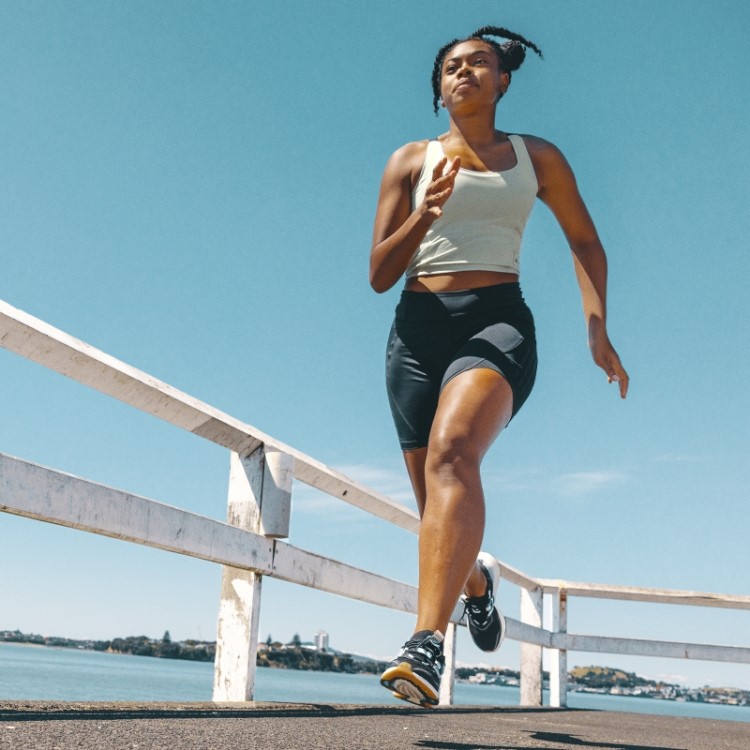 Meia Calça Preta Parley Run For The Oceans Adidas