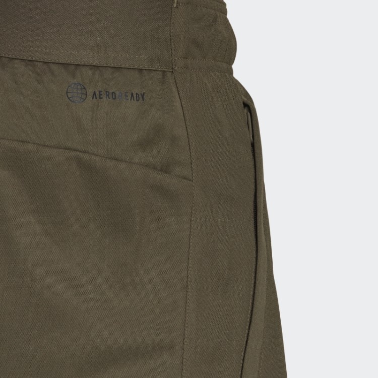 Bermuda De Treino Com Logo Adidas Olive Train Essentials