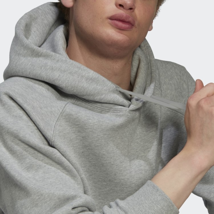 Moletom De Lã Adidas Cinza Médio