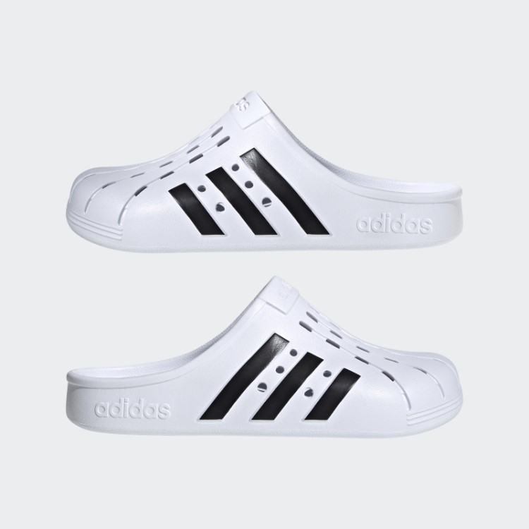 Tamancos Adilette Adidas Brancos