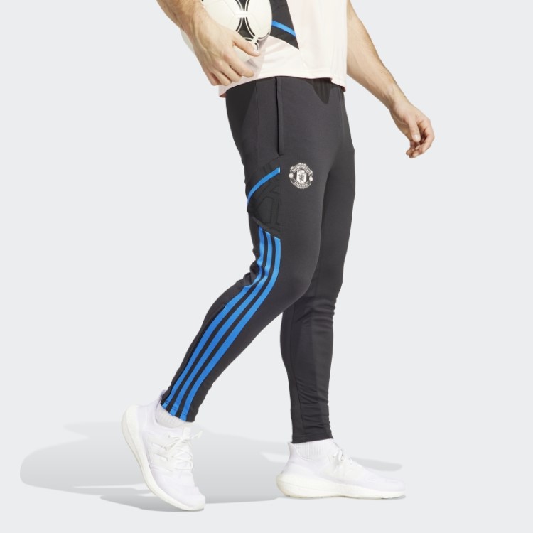 Adidas Manchester United Condivo 22 Calças De Treinamento De Treinamento Azul Brilhante Elegante