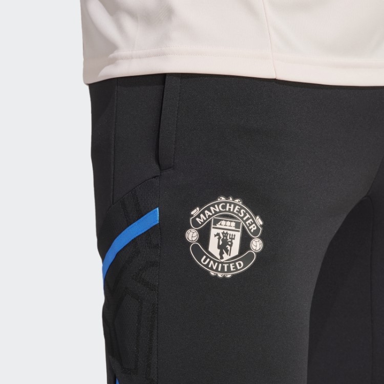 Adidas Manchester United Condivo 22 Calças De Treinamento De Treinamento Azul Brilhante Elegante