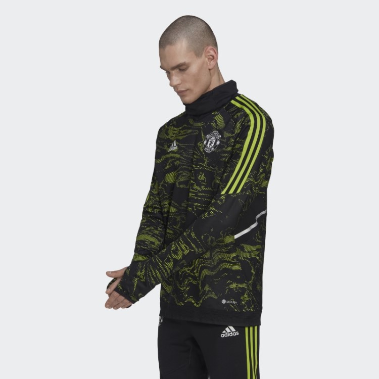 Manchester United Condivo 22 Pro Warm Top Slime Adidas