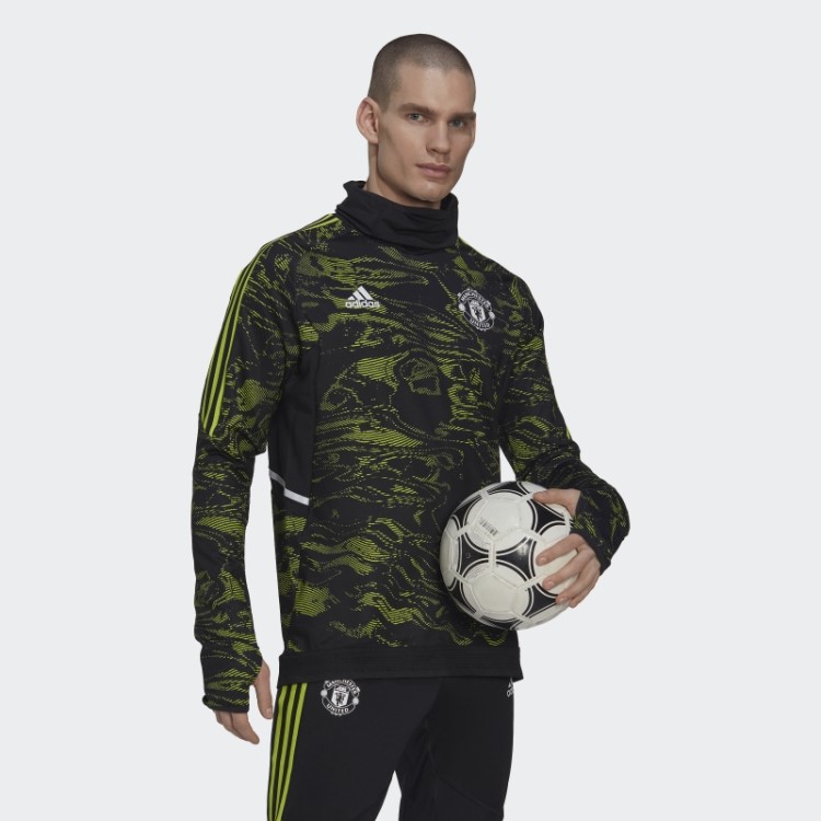 Manchester United Condivo 22 Pro Warm Top Slime Adidas