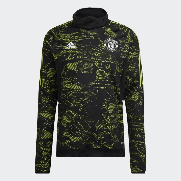 Manchester United Condivo 22 Pro Warm Top Slime Adidas