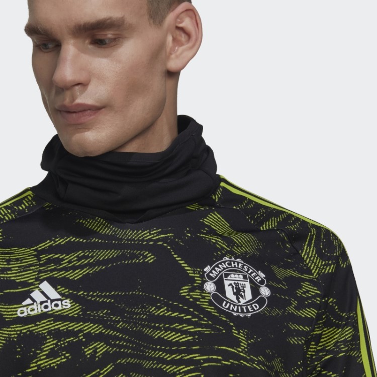 Manchester United Condivo 22 Pro Warm Top Slime Adidas